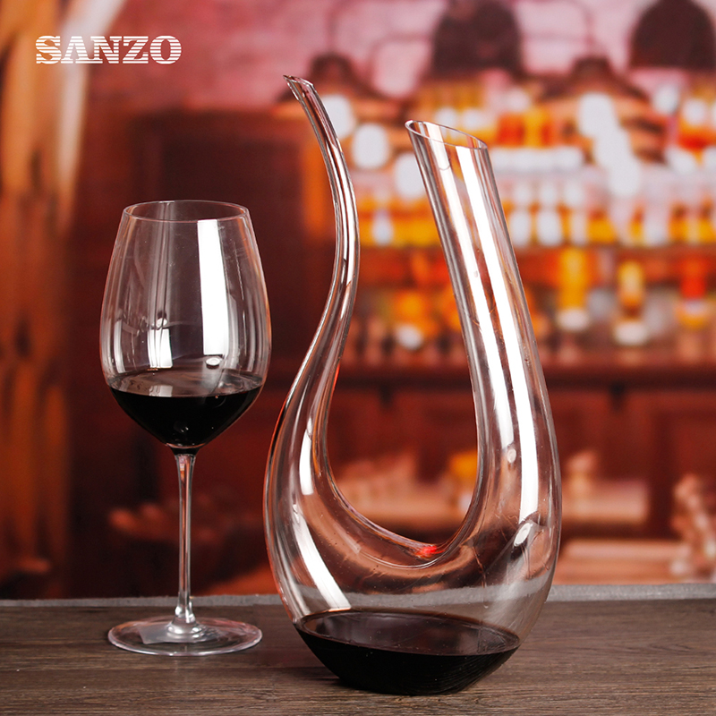 Decanter in vetro cristallo Sanzo personalizzato produttore di bicchieri