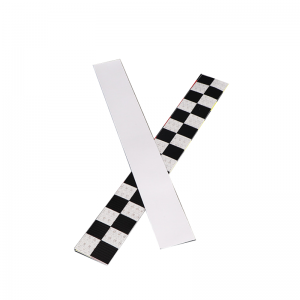 segnale di avvertimento di plastica riflettente di attenzione riflettente bianca rossa rossa di sicurezza stradale di progettazione su ordinazione di alta qualità