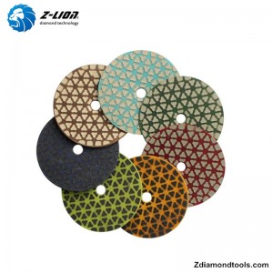 Tamponi per lucidatura del pavimento in resina ZL-123J per progetti in pietra