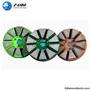 Dischi per molatura a pavimento diamantati in metallo ZL-16C