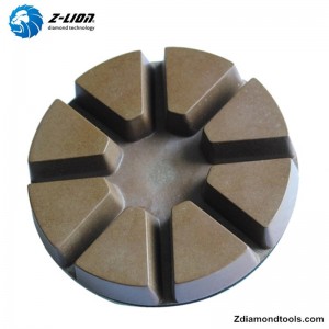 ZL-16A Dischi diamantati duri ibridi in resina da 3 pollici per calcestruzzo