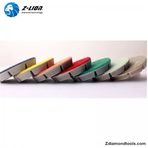 Tamponi di lucidatura per calcestruzzo resina ZL-16KM con Filling-Metal