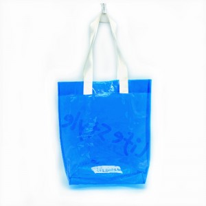 bule shopping bag in pvc