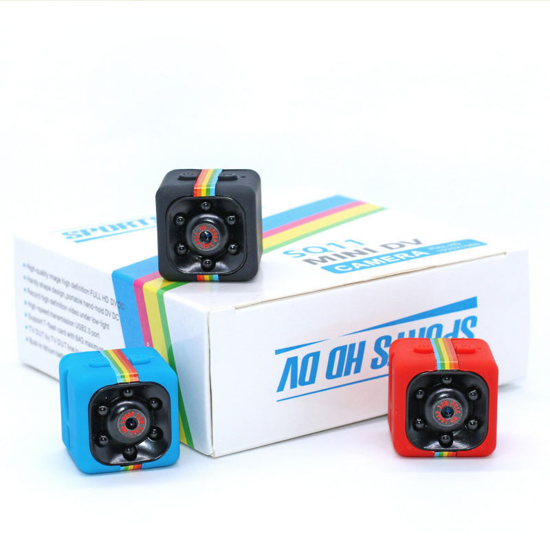 Mini fotocamera tascabile portatile Real HD 720P SQ11 angolo di visione di 140 gradi