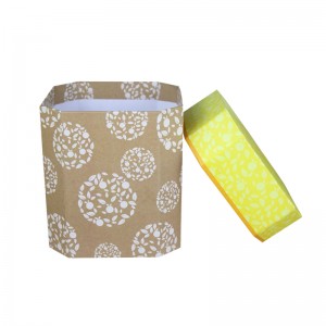 Scatola regalo per candele profumate con coperchio di dimensioni speciali