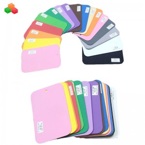 Lastre di gomma piuma di sicurezza EVA colorate personalizzate ad alta densità 2mm 6mm 10mm di memoria a caldo per l'imballaggio