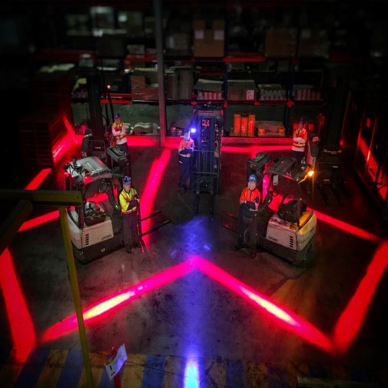 Stacker LED Sicurezza Colore azzurro / rosso