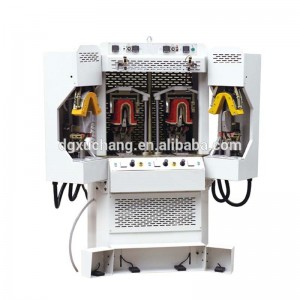 tomaia in pelle con tomaia per scarpe sportive che produce airbag tacco parte posteriore tallone modellatura modellatura formando macchina