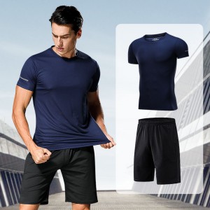 FDMM004-T-shirt girocollo da uomo a manica corta Cool Dry Fit