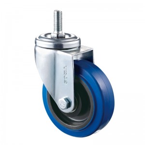 Medium Duty: alloggiamento cromato con ruota TPE Blue2 Diamand