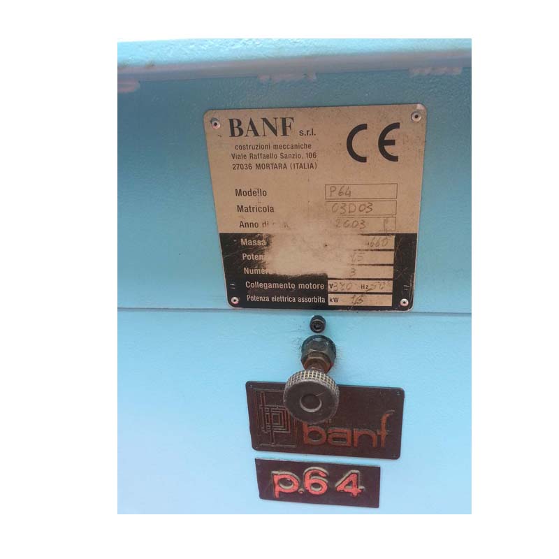macchina per sottopiede modanatura pressa per scarpe italy BANF P64 usata