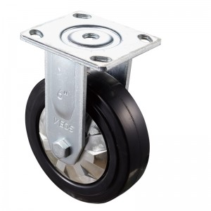 Heavy Duty: alloggiamento cromato con ruota in TPE Black4