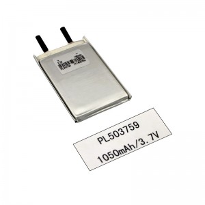 Batteria del prodotto digitale da 3,7 V ai polimeri di litio da 1050 mAh agli ioni di litio