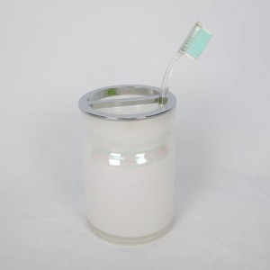 Set da bagno in vetro lucido lucido