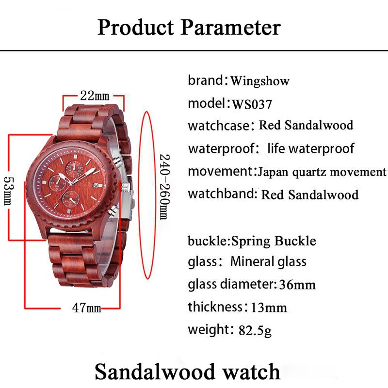 Orologio in legno per uomo Souvenir Unico orologio al quarzo