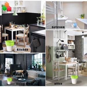 rotolo di sacchetto di immondizia di plastica amido di mais compostabile biodegradabile al 100% per famiglia