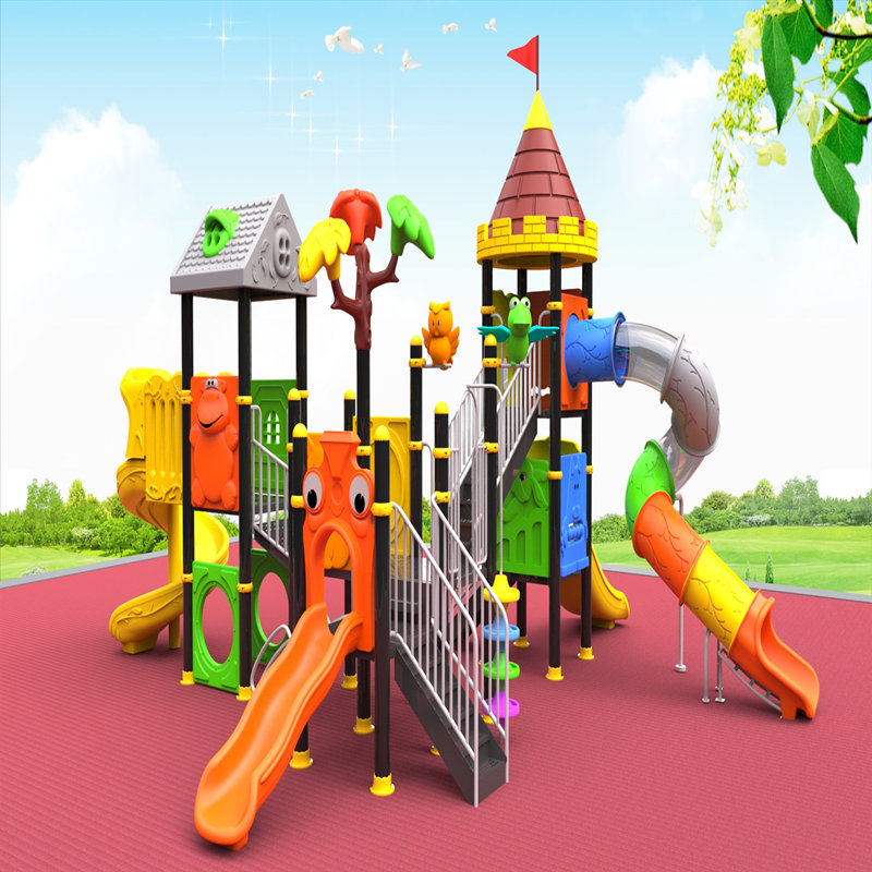 attrezzature per parchi giochi all'aperto con scivolo per bambini giochi per bambini