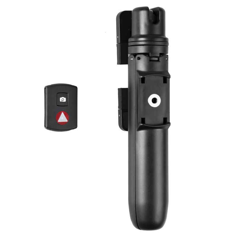 Mini Selfie Stick KINGJOY a 5 sezioni con gamba pieghevole per passare al treppiede con controllo bluetooth