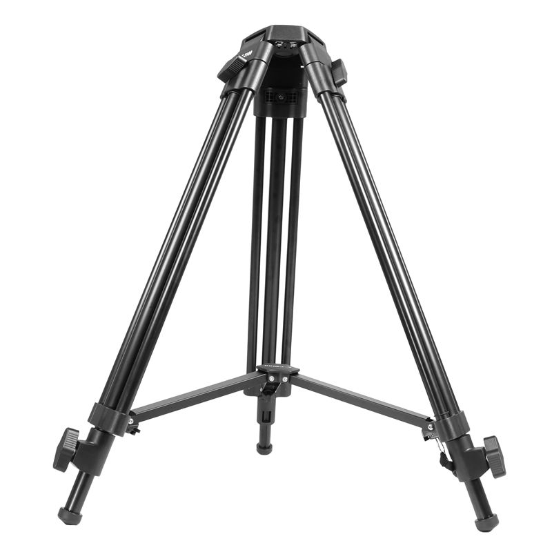 KINGJOY VT-2500 Kit treppiede video professionale in lega Mg-Al a 3 sezioni per videocamera