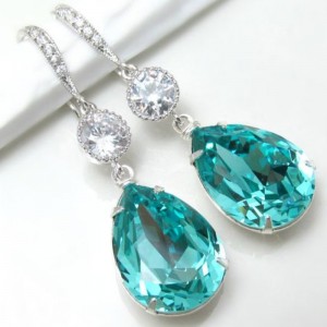 Orecchini da donna orecchini con pietre preziose orecchini pendenti orecchini pendenti