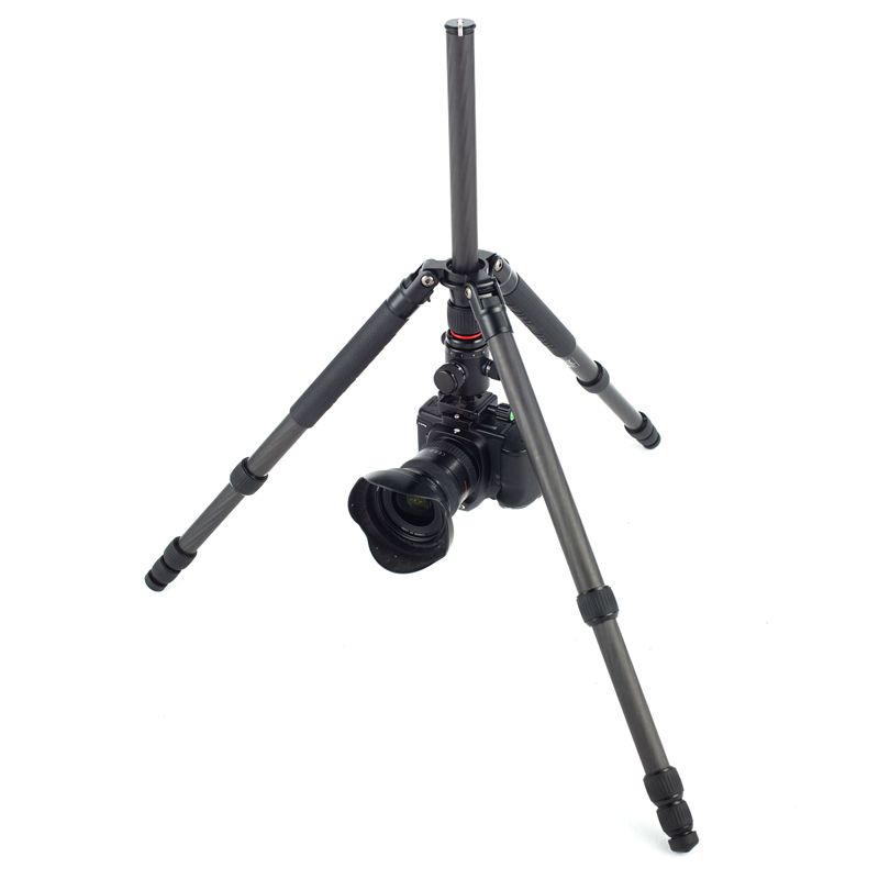 Treppiede Kingjoy K3208 Travel Series in fibra di carbonio con testa a sfera QH20