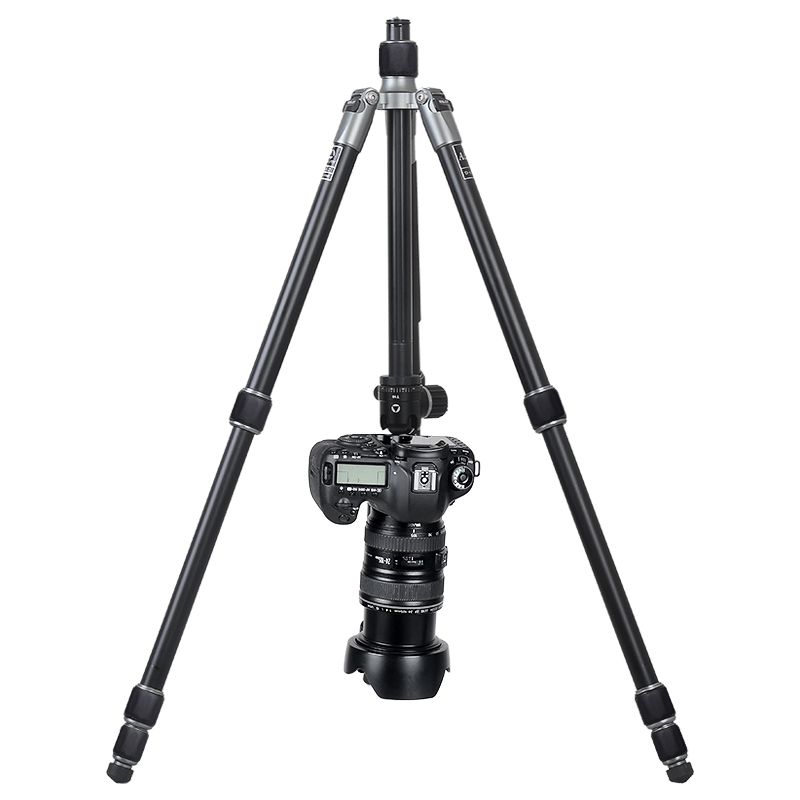 Treppiede pieghevole professionale in alluminio Kingjoy A62 con testa a sfera a profilo ribassato T11 per fotocamera