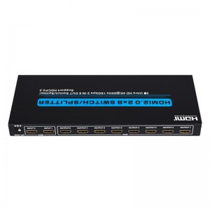 Supporto switch \/ splitter HDMI 2x8 V2.0 3D Ultra HD 4Kx2K @ 60Hz HDCP2.2