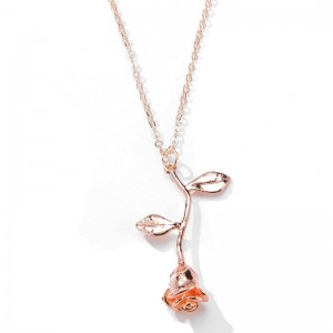 COLLANA DONNA CIONDOLO DONNA IN ORO ROSA COLLANA DONNA 925 STERLING ARGENTO