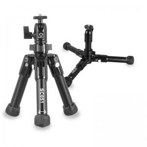 Kingjoy marchio privato treppiede da tavolo Kingjoy SC051 fabbrica treppiede flessibile mini fotocamera telefono treppiede