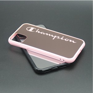 Custodia per cellulare HYZ Mirror in metallo galvanizzato per iphone 11