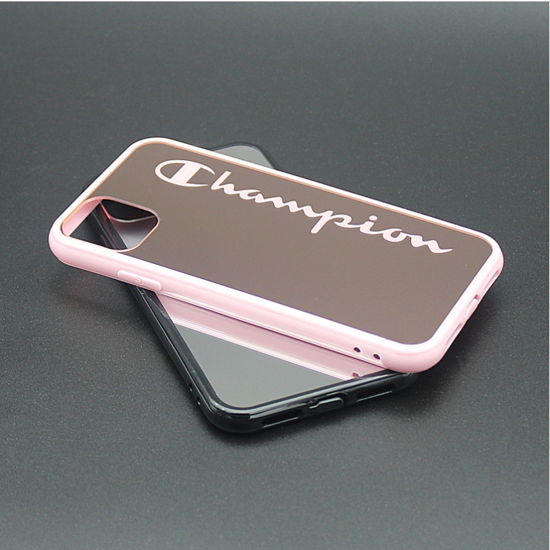 Custodia per cellulare HYZ Mirror in metallo galvanizzato per iphone 11