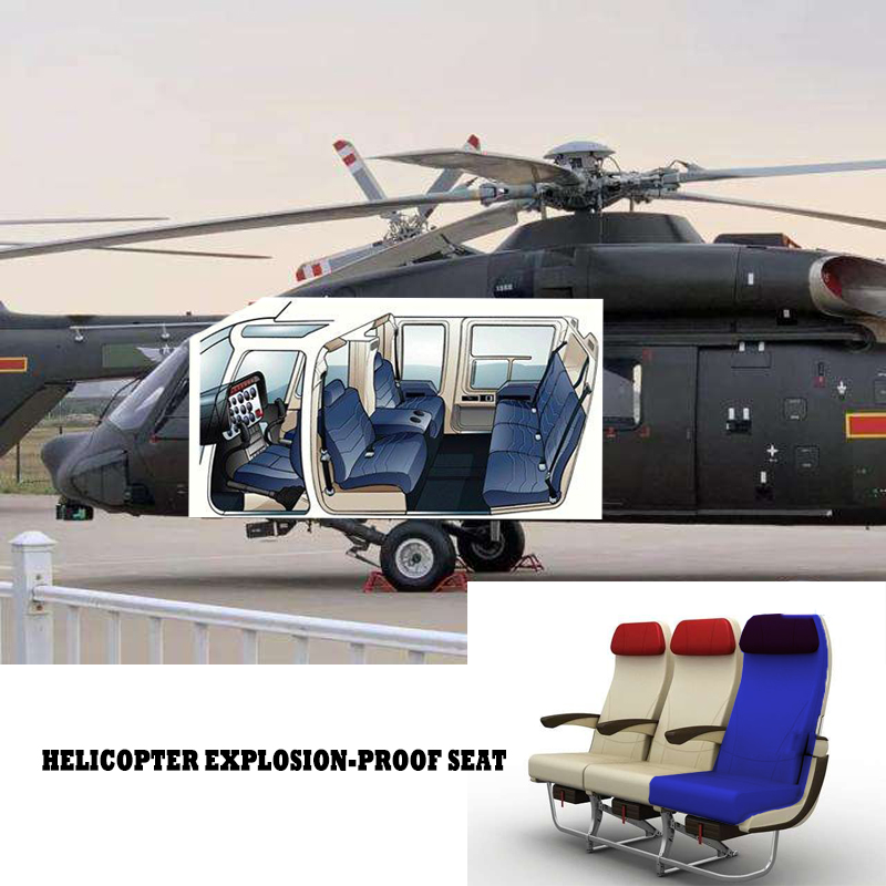 Il nostro gommapiuma può essere utilizzato anche sul sedile antideflagrante dell'elicottero. (ACF)