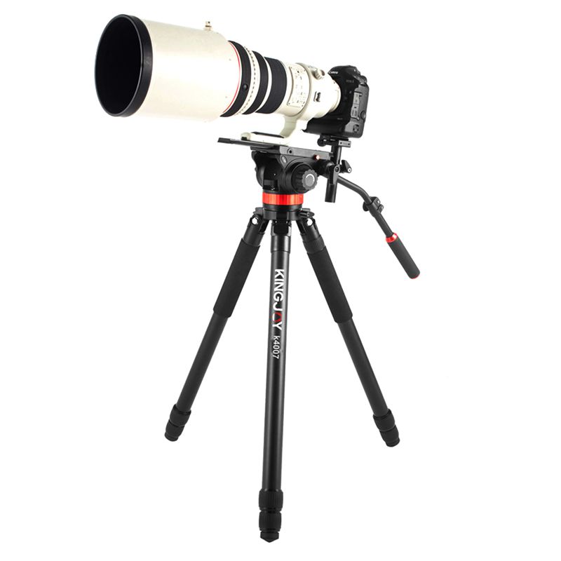 Treppiede video professionale combinato Kingjoy K4007 per attrezzatura fotografica