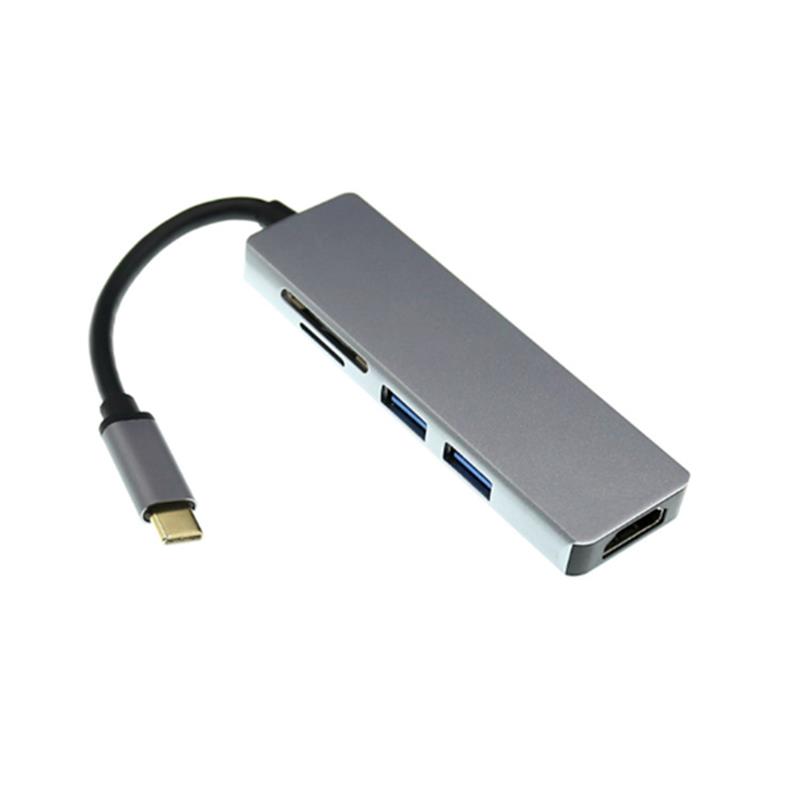 Hub USB da tipo C a HDMI + 2 x USB 3.0 + SD Card