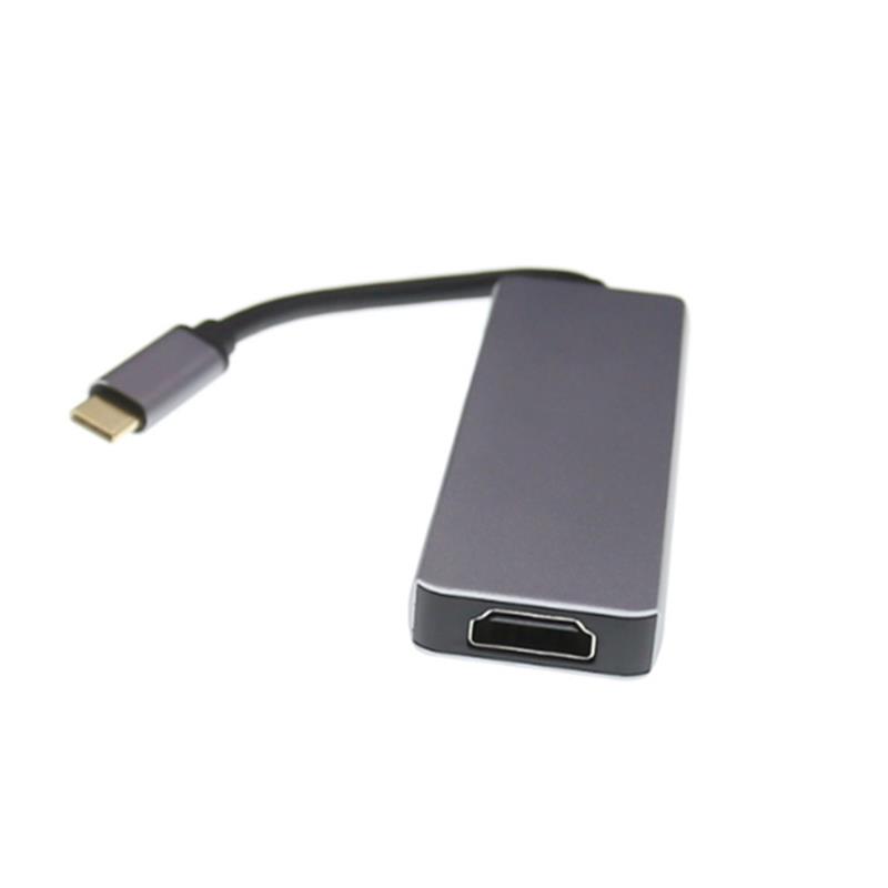Hub USB da tipo C a HDMI + 2 x USB 3.0 + SD Card