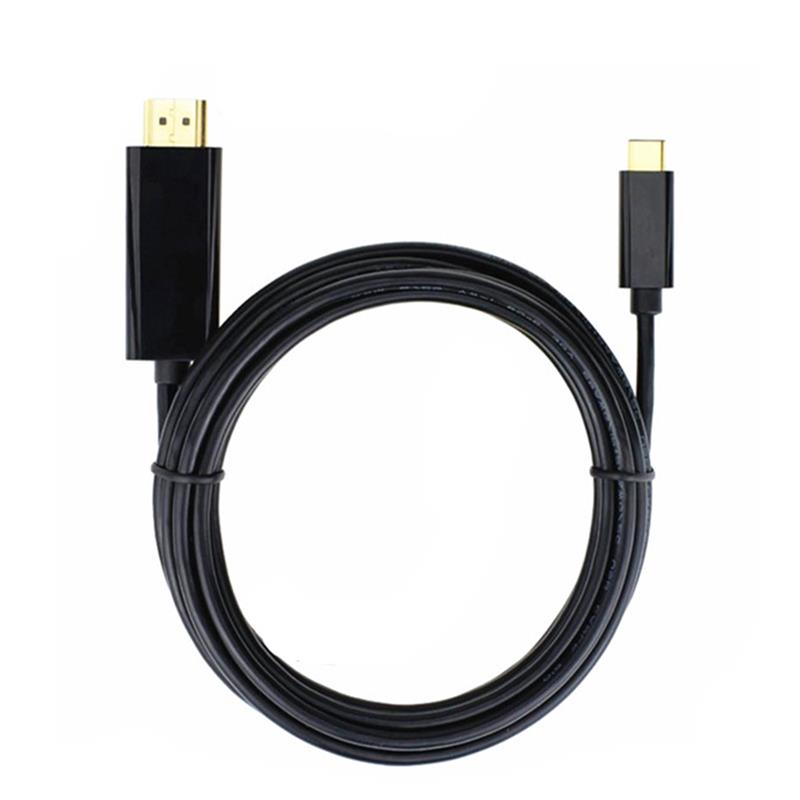 Cavo da USB C a HDMI 6ft (4K a 60Hz), cavo da USB tipo C a HDMI [compatibile Thunderbolt 3] per MacBook Pro 16 '' 2019/2018/2017, MacBook Air / iPad Pro 2019/2018, Surface Book 2, Samsung S10 e altro ancora