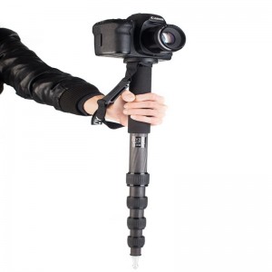 Monopiede professionale KINGJOY in alluminio per cellulare selfie stick e luce laptop
