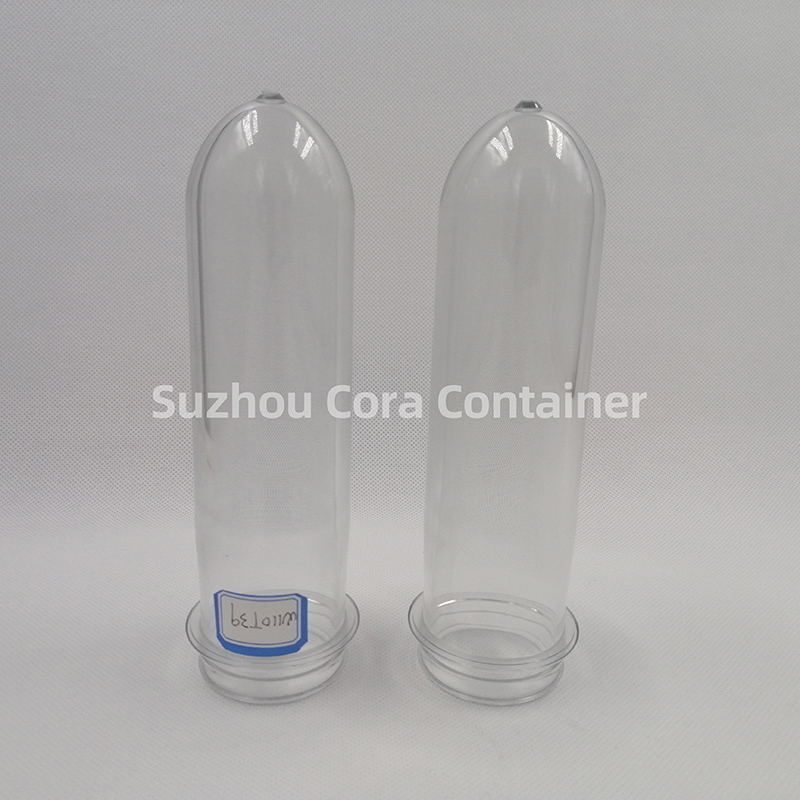 39mm 110g Dimensioni collo 46mm Plasitc Preform per animali domestici per olio per bevande