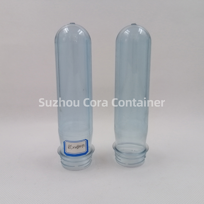 32mm 80g Dimensioni collo 38mm Plasitc Preform per animali domestici per olio per bevande