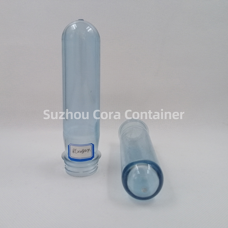 32mm 80g Dimensioni collo 38mm Plasitc Preform per animali domestici per olio per bevande