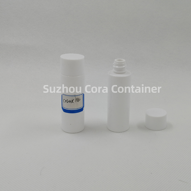 20ml Neck Size 14mm Pet Cosmetico Bottiglia di plastica con cappello a schermo