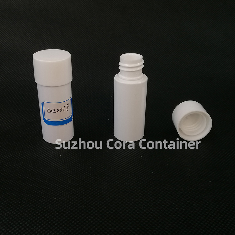 20ml Dimensione del collo 18mm Bottiglia portatile per animali, contenitore cosmetico per la pelle