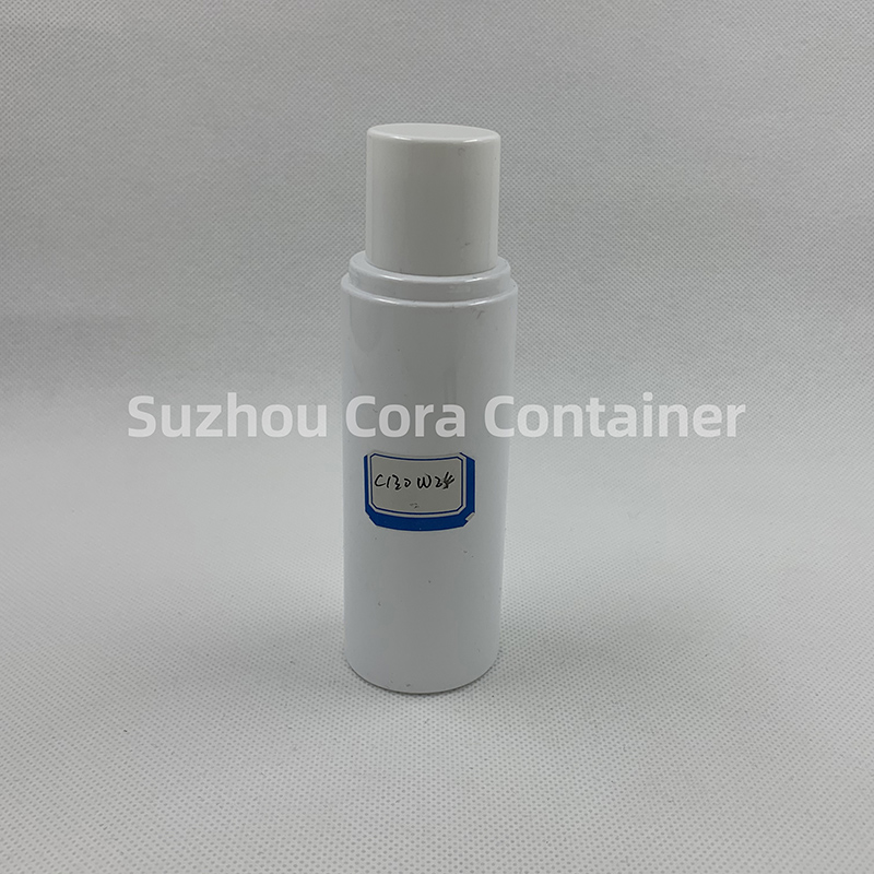 130ml Neck Size 24mm Pet Cosmetico Bottiglia di plastica con cappello a schermo