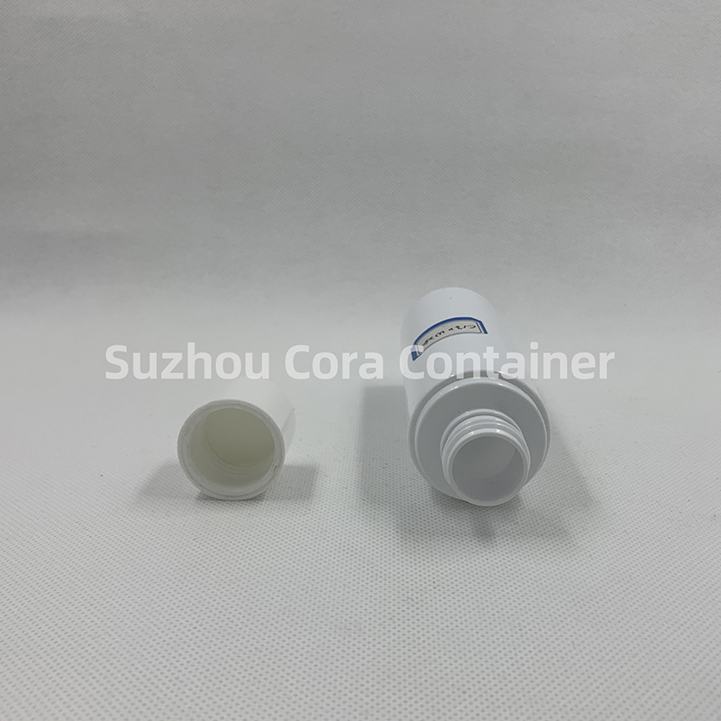 130ml Neck Size 24mm Pet Cosmetico Bottiglia di plastica con cappello a schermo