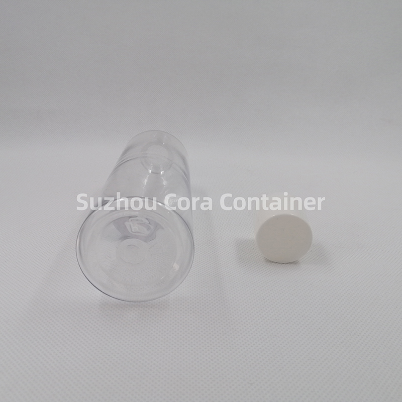 270ml Neck Size 24mm Pet Cosmetico Bottiglia di plastica con cappello a schermo