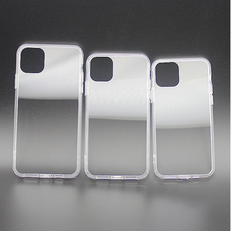 Custodia per smartphone TPU + PC altamente trasparente per iPhone serie 11 da 5,8 pollici / 6,1 pollici / 6,5 pollici