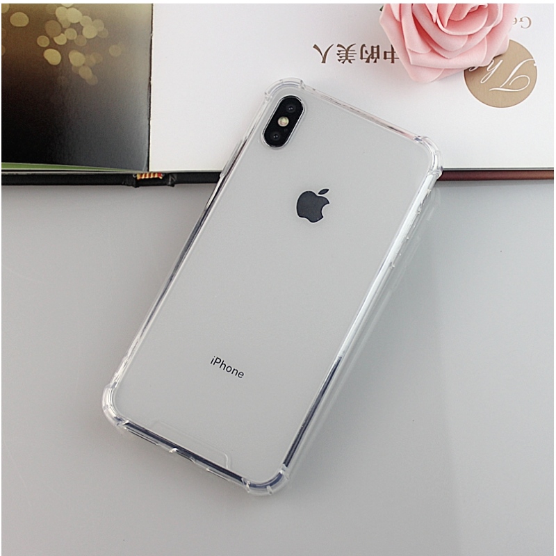 Custodia per telefono iPhone XS Max in TPU + PC estremamente chiara con angoli anti-impatto