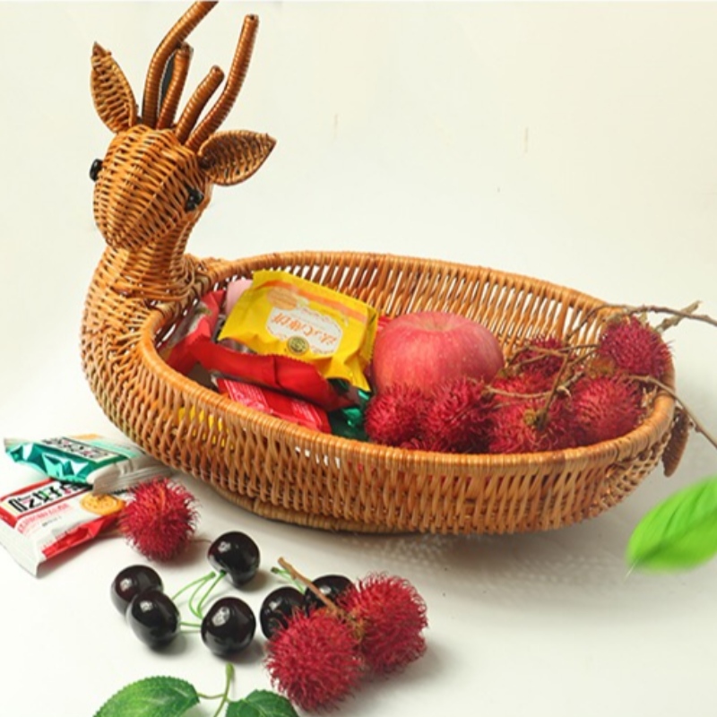 Cestino di cervo Woven