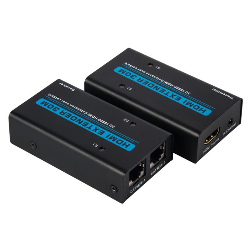 Extender HDMI V1.3 30m su cavo doppio cat5e / 6 Supporto Full HD 1080P