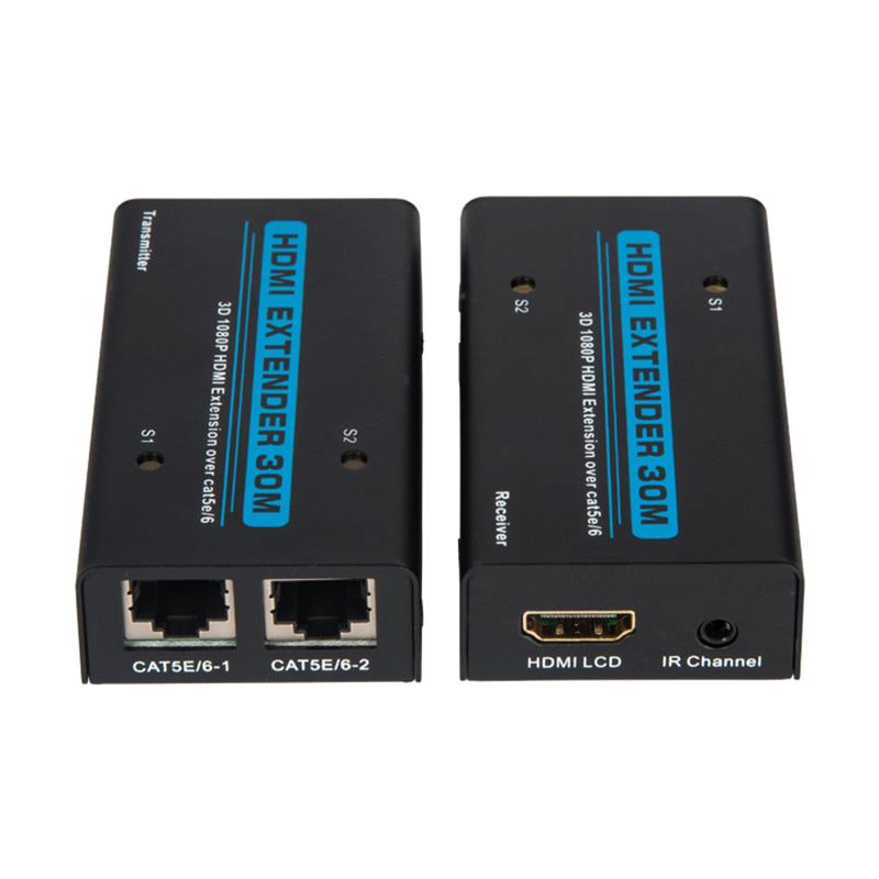 Extender HDMI V1.3 30m su cavo doppio cat5e / 6 Supporto Full HD 1080P